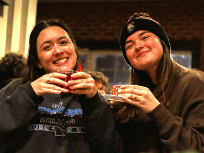 Doughnuts and drinks enjoyed at Rebash (Photo by Jonathan McGaHa, CIU student photographer)